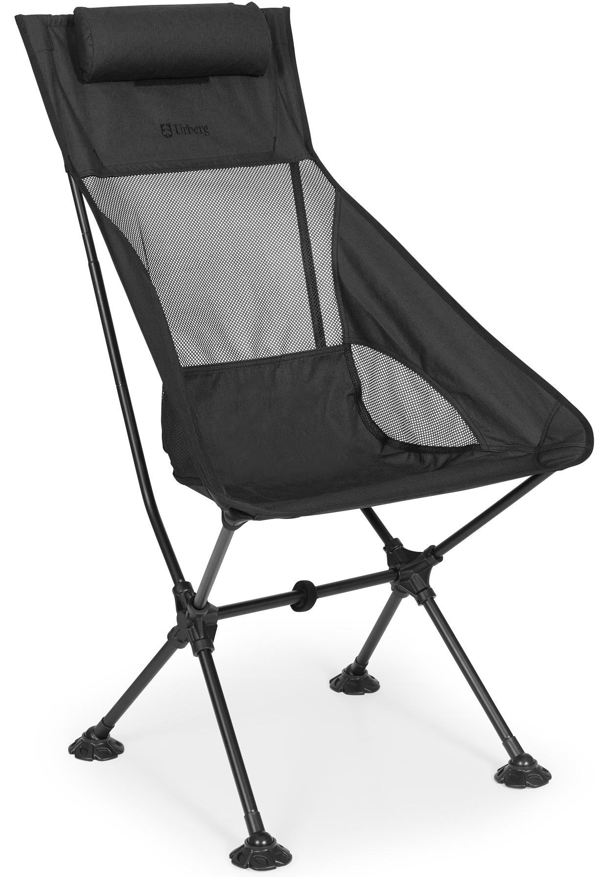 Svart Urberg Wildlight High Chair G2 med høy rygg
